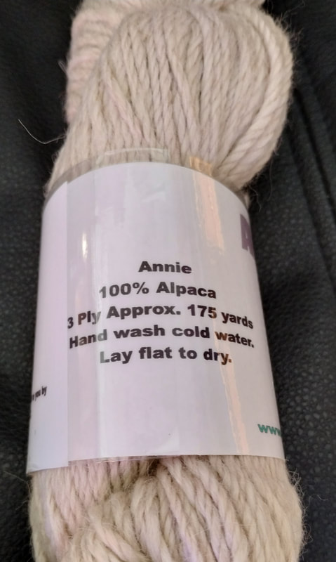 Slate Grey Fine 100% Organic Alpaca Yarn